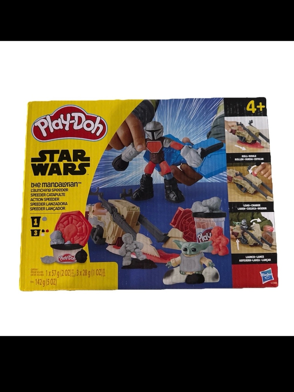 Play- Doh Star Wars The Mandalorian Launching Speeder Playset - Brand New-